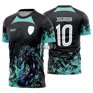 Arte Vetor Camisa Interclasse Dragão Mod-499