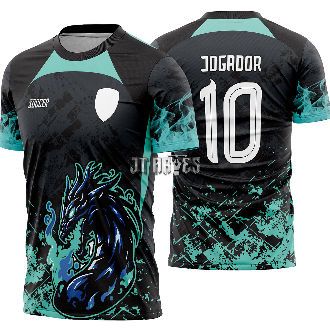 Arte Vetor Camisa Interclasse Dragão Mod-499 1