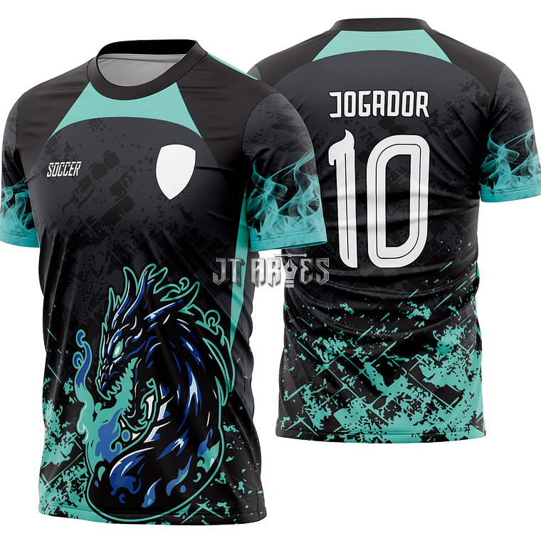 Arte Vetor Camisa Interclasse Dragão Mod-499 1