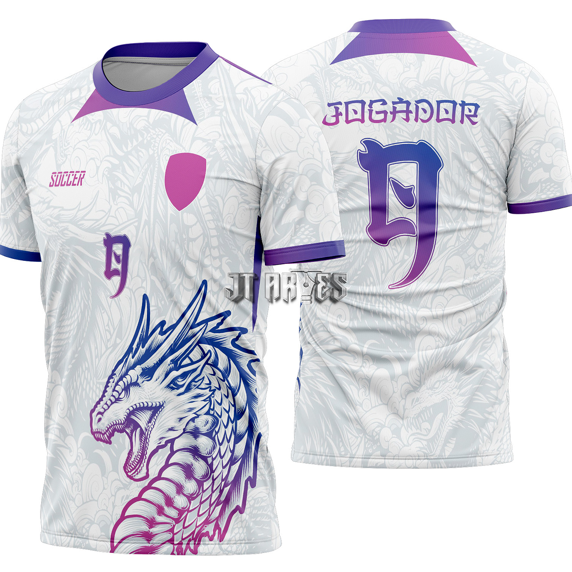 Arte Vetor Camisa Interclasse Dragão Mod-497 1