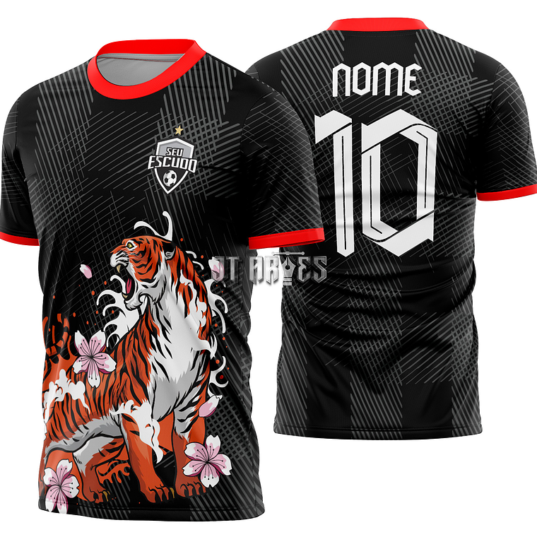 Arte Vetor Camisa Interclasse tigre Mod-495 1