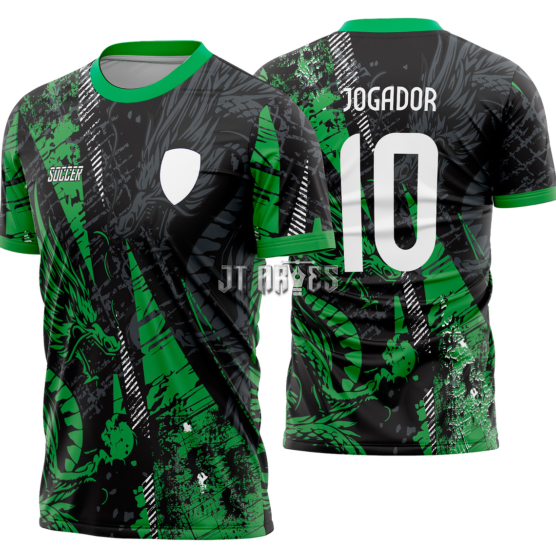 Arte Vetor Camisa Interclasse Dragão Mod-489 1