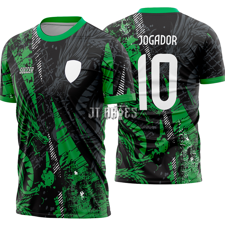 Arte Vetor Camisa Interclasse Dragão Mod-489 1