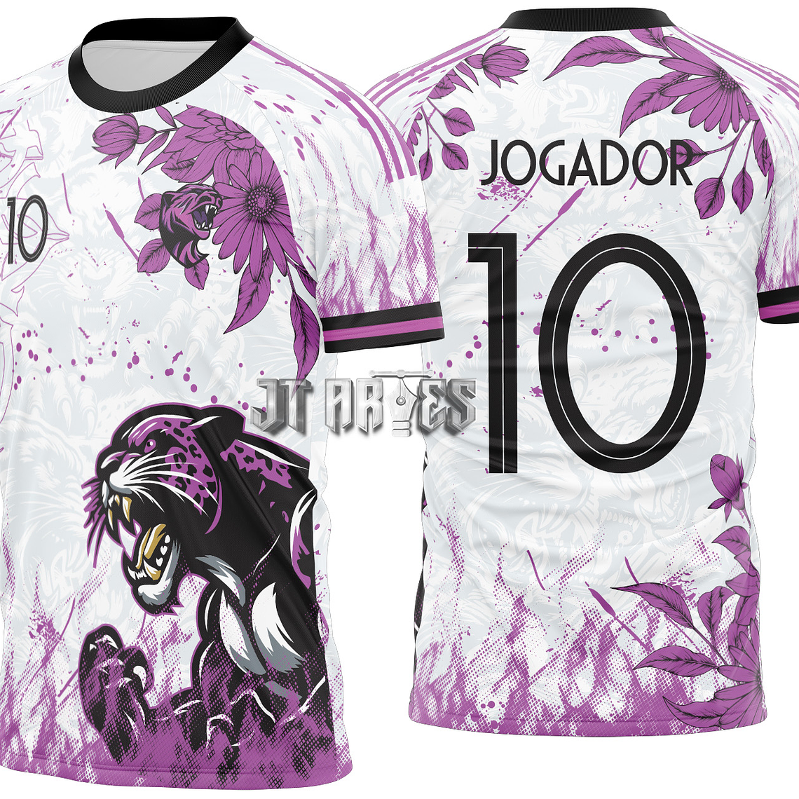 Arte Vetor Camisa Interclasse onça Mod-488 1