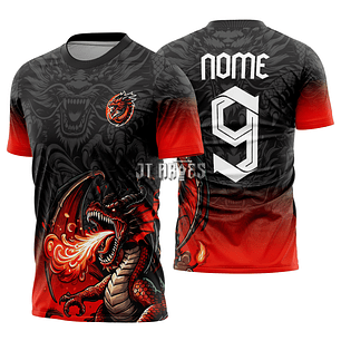 Arte Vetor Camisa Interclasse Dragão Mod-487