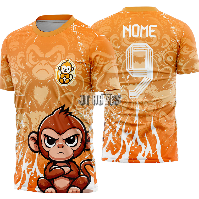 Arte Vetor Camisa Interclasse Macaco Mod-480 1