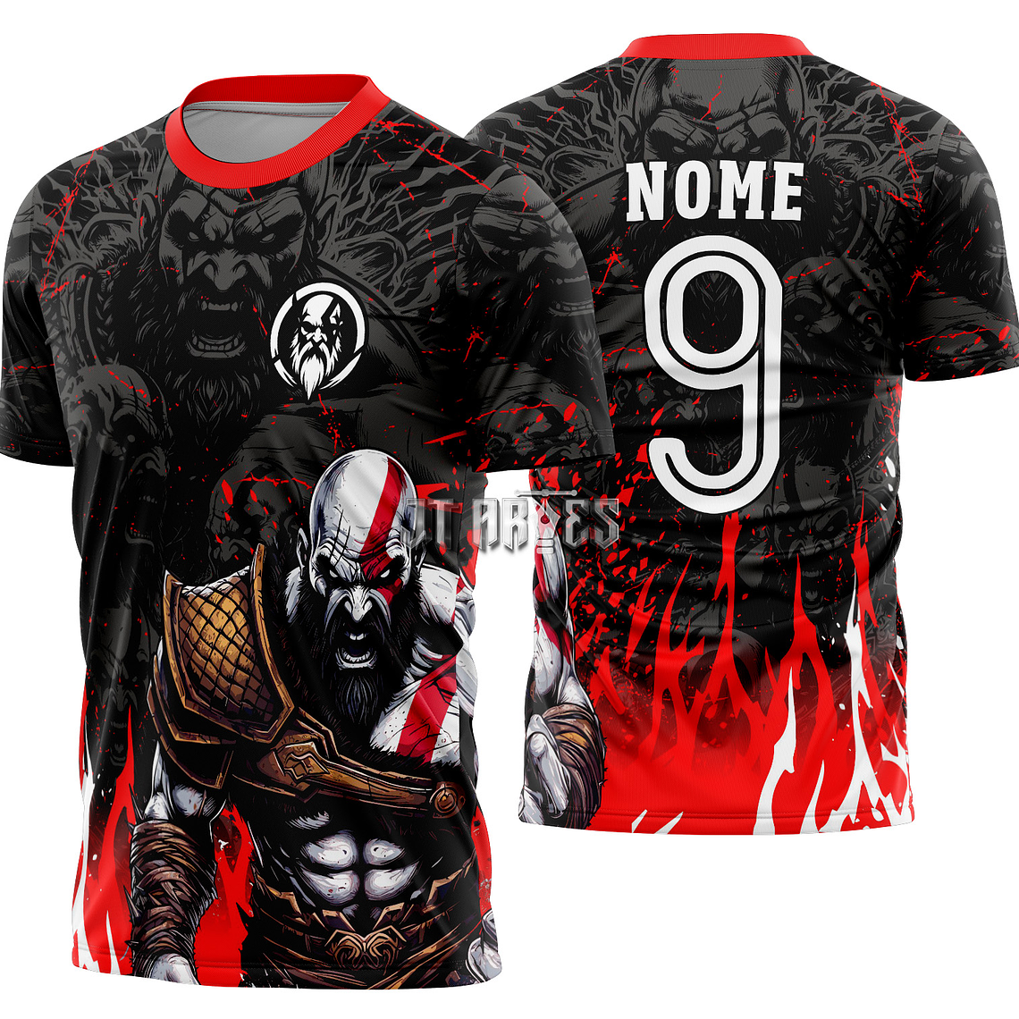 Arte Vetor Camisa Interclasse kratos Mod-477 1