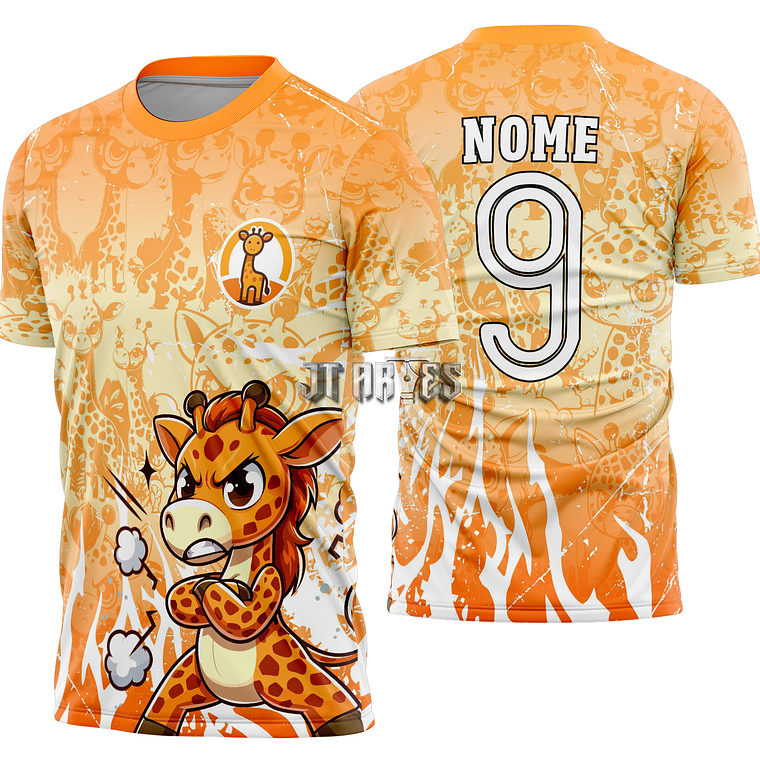 Arte Vetor Camisa Interclasse Girafa Mod-476 1