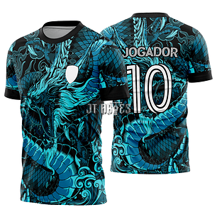 Arte Vetor Camisa Interclasse Dragão Mod-471