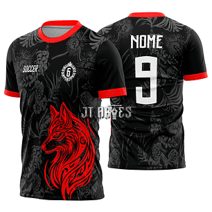 Arte Vetor Camisa Interclasse Lobo Mod-467