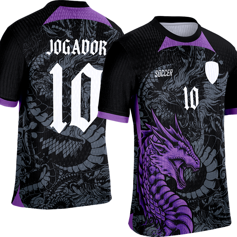 Arte Vetor Camisa Interclasse Dragão Mod-463 1