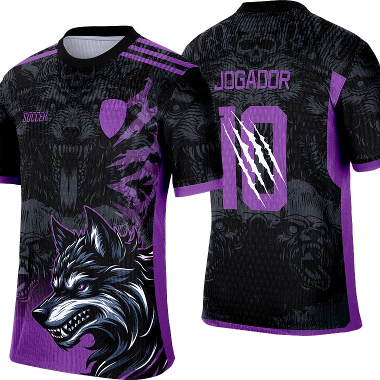 Arte Vetor Camisa Interclasse Lobo Mod-461 1