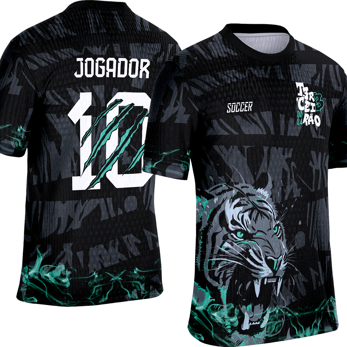 Arte Vetor Camisa Interclasse Tigre Mod-457 1