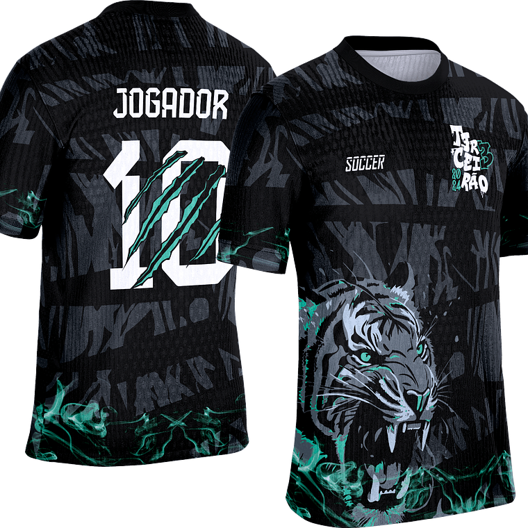 Arte Vetor Camisa Interclasse Tigre Mod-457 1