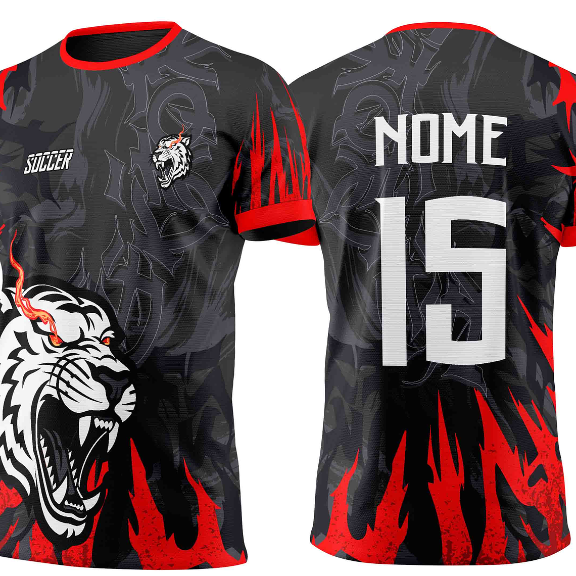 Arte Vetor Camisa Interclasse Tigre Mod-452 1