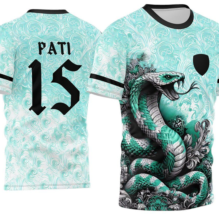 Arte Vetor Camisa Interclasse serpente Mod-443 1
