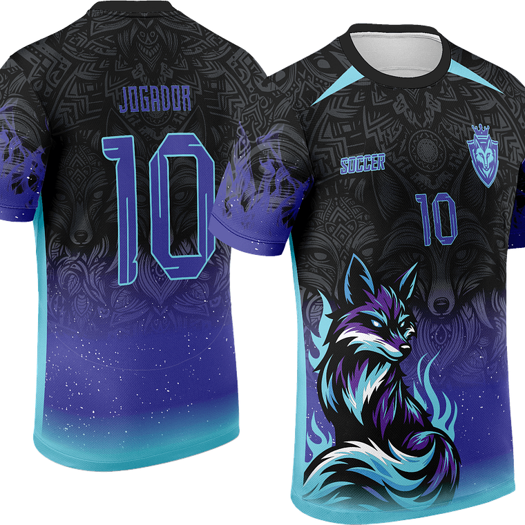 Arte Vetor Camisa Interclasse Raposa Mod-429 1