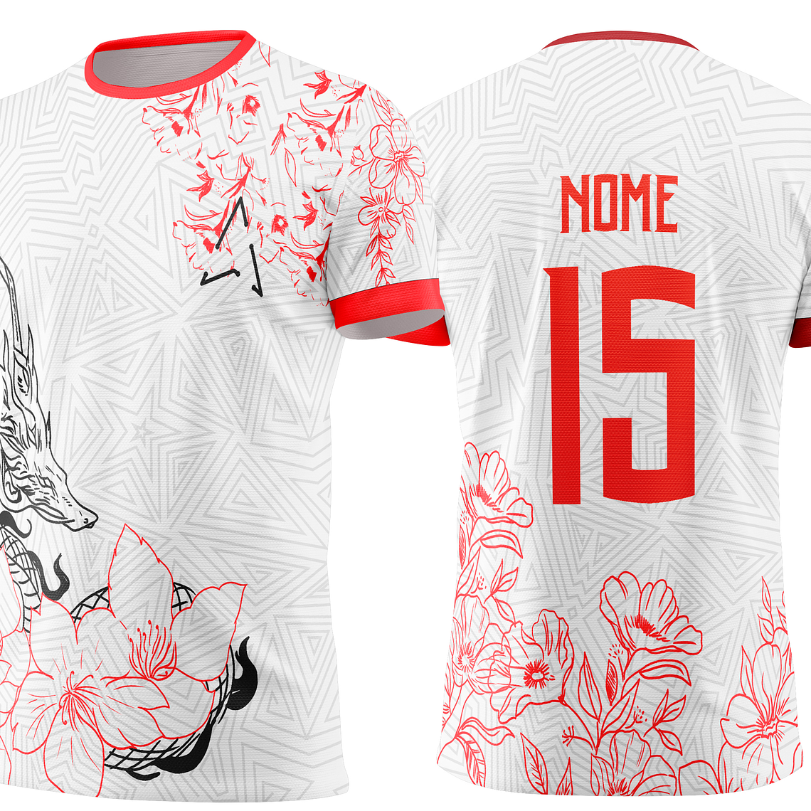 Arte Vetor Camisa Interclasse Dragão 421 1