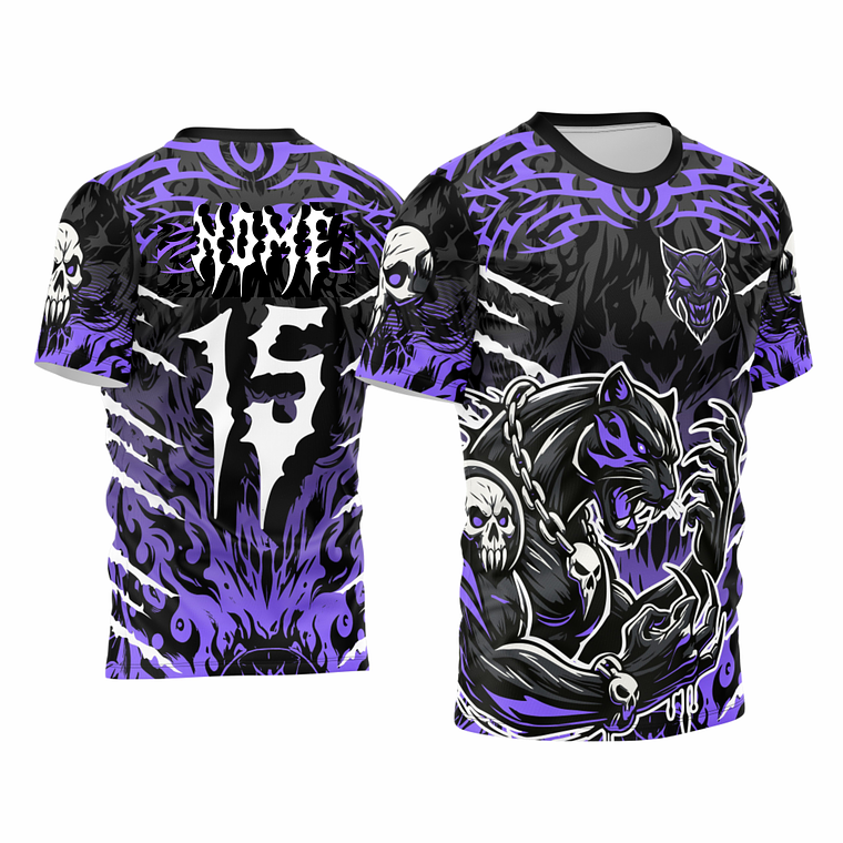 Arte Vetor Camisa InterClasse Pantera Corrente 397 1