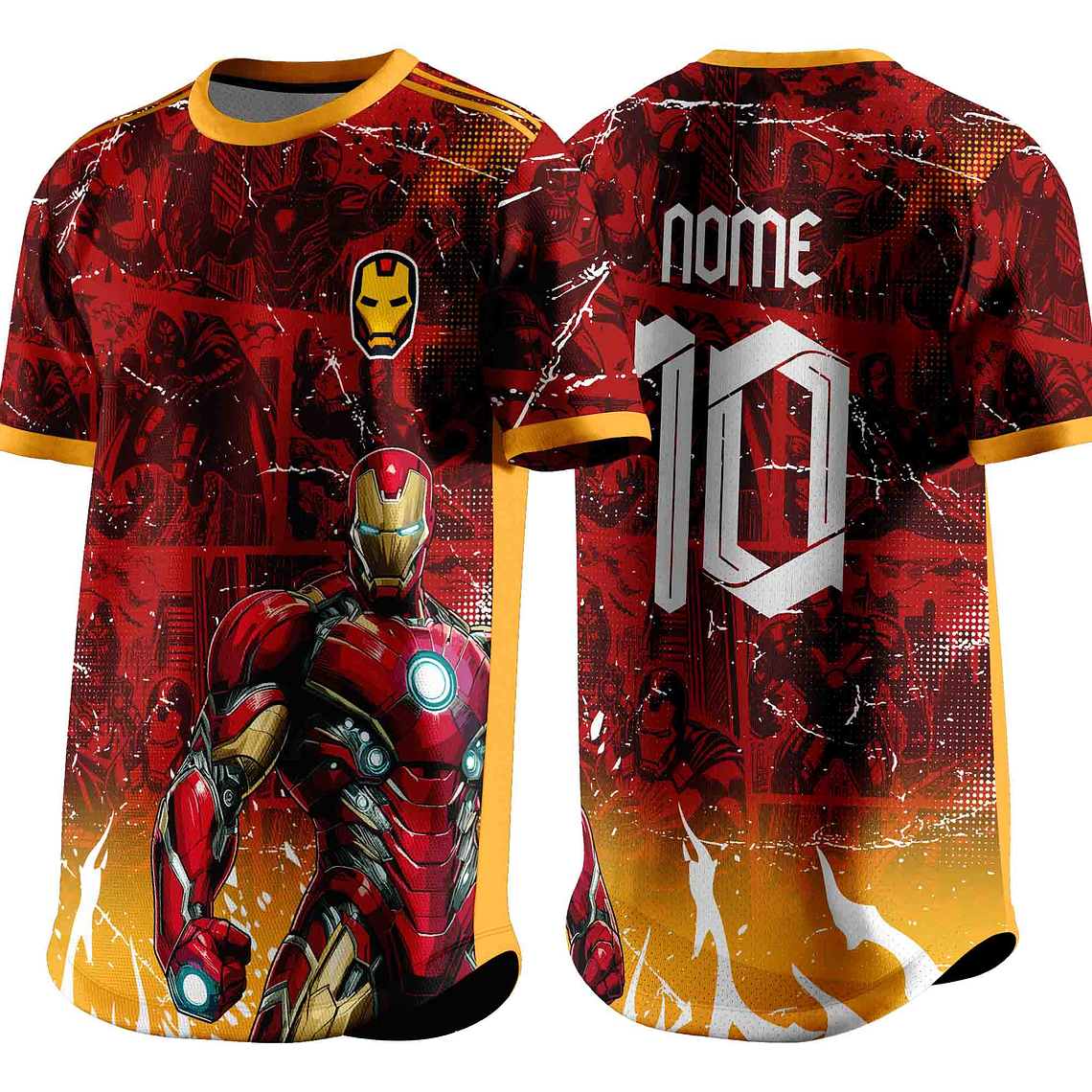 Arte Vetor Camisa InterClasse Homem de ferro 375 1