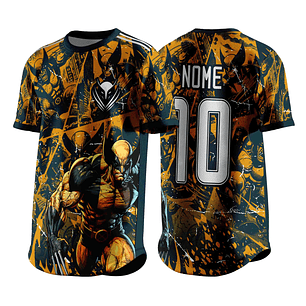 Arte Vetor Camisa InterClasse Wolverine 373