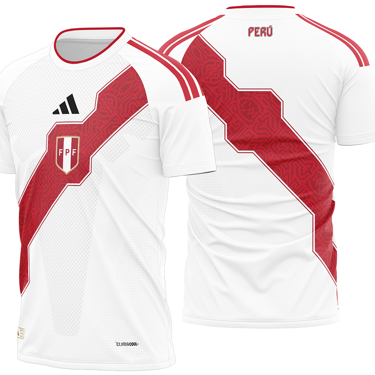 Arte Vetor Camisa Peru Local 2026 1