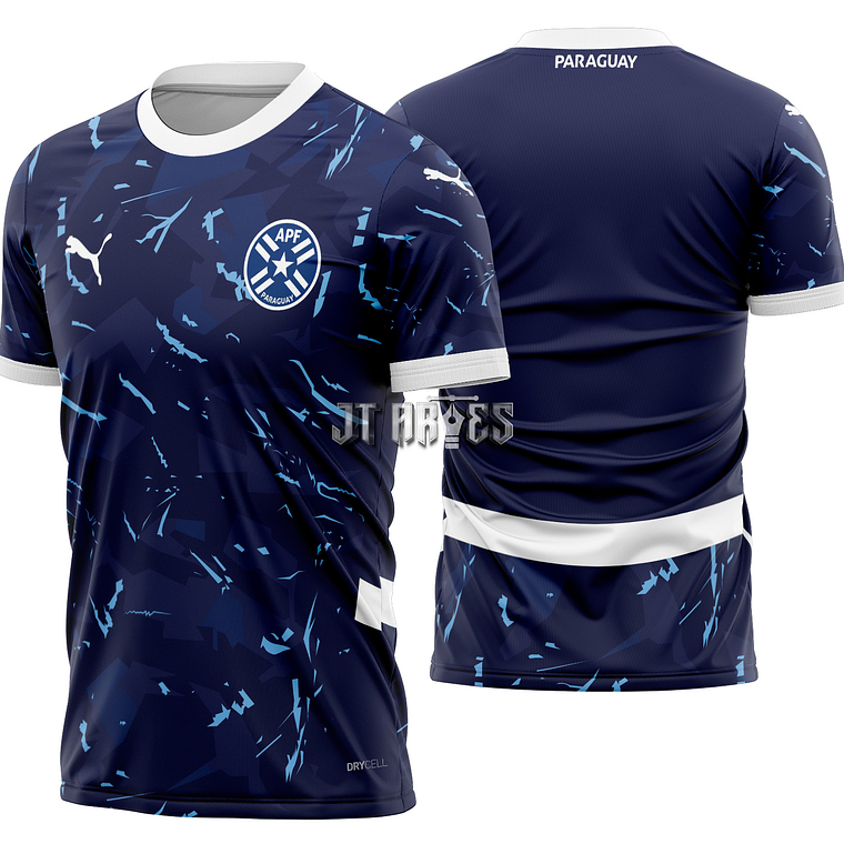 Arte Vetor Camisa Paraguay Concept 2025 1