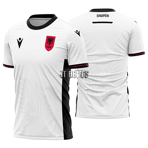 Arte Vetor Camisa Albania Visita 2025-2026