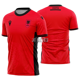Arte vetor camisa Albania Local 2025-2026