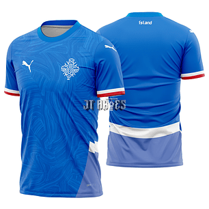 Arte Vetor Camisa Islandia Local 2024