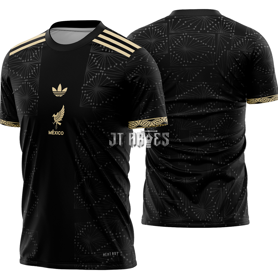 Arte Vetor Camisa Mexico Copa Oro 2025 1