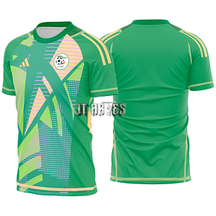 Arte Vetor Camisa Algeria Goleiro 2024-2025