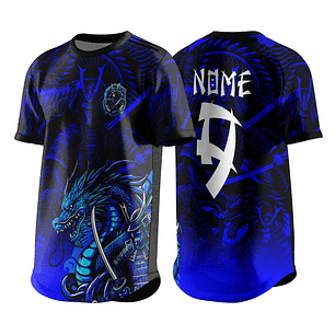 Arte Vetor Camisa InterClasse Samurai e dragão 296