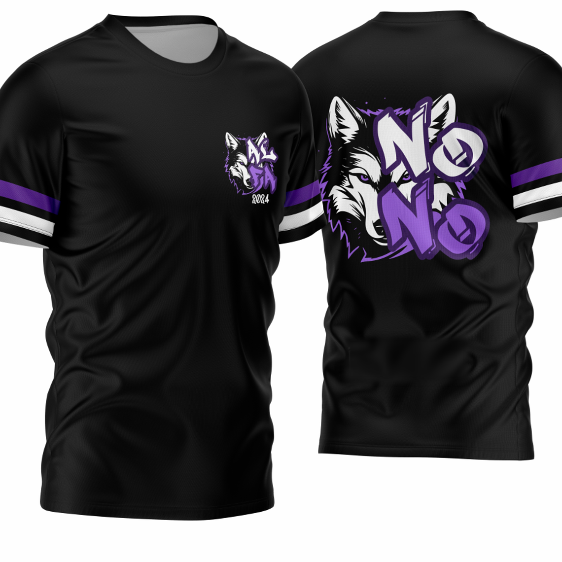 Arte Vetor Camisa formandos nono ano alfa lobo Mod-149 1