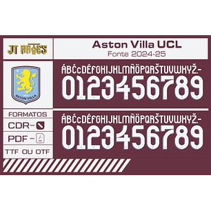 Fonte Aston Villa UCL 2024-25