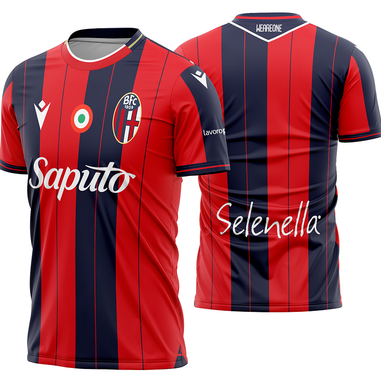 Arte Vetor Camisa Bologna Local 2025-2026 1