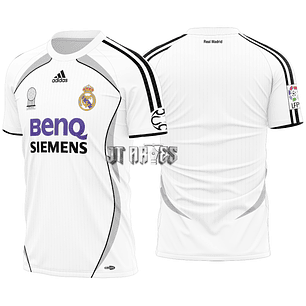 Arte Vetor Camisa Real Madrid Local 2006-2007