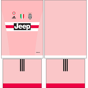 Arte Vetor Camisa Juventus Visita 2015-2016
