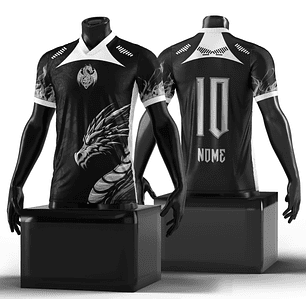 Arte Vetor Camisa InterClasse Dragão Cinza 269