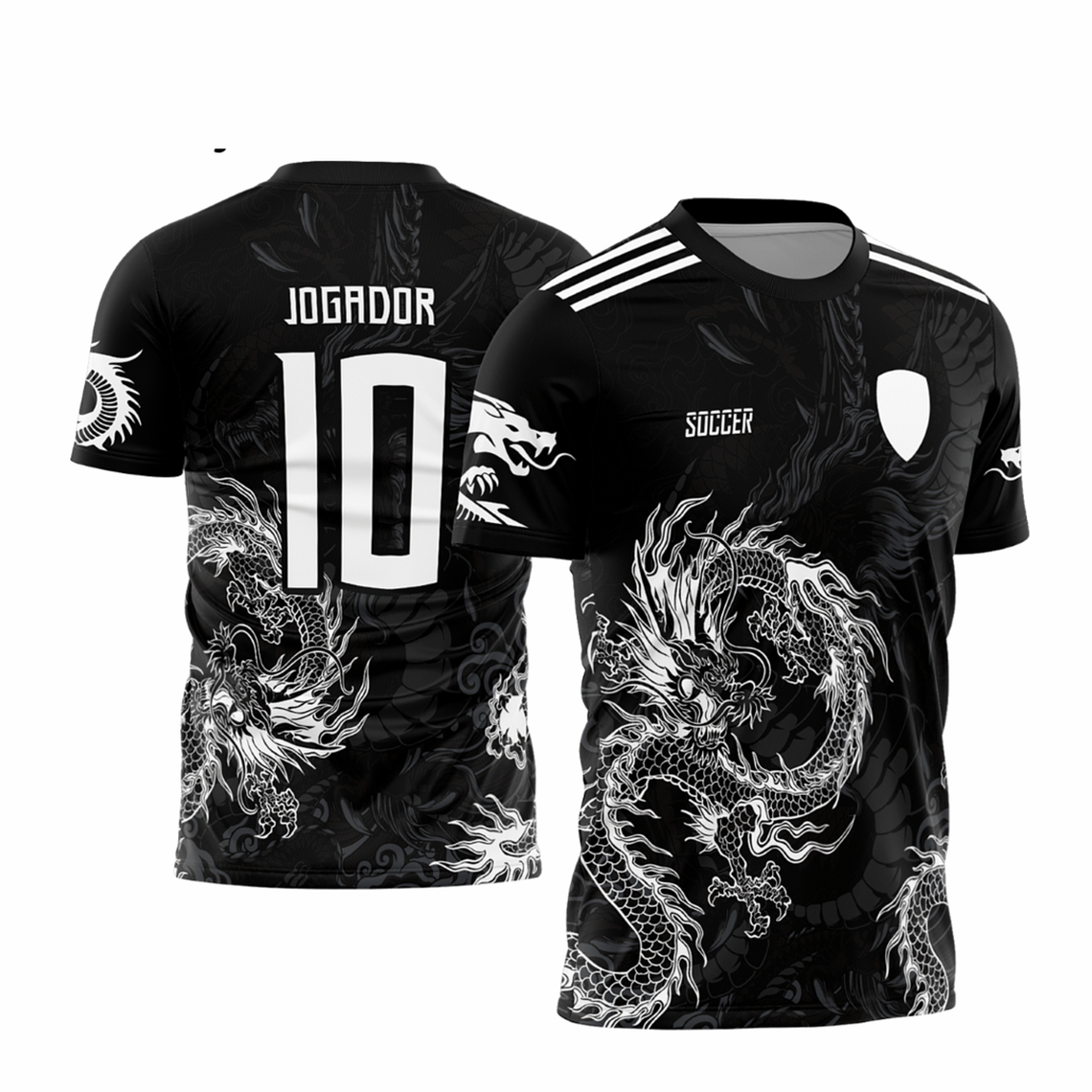 Arte Vetor Camisa InterClasse Dragão Mod-266 1