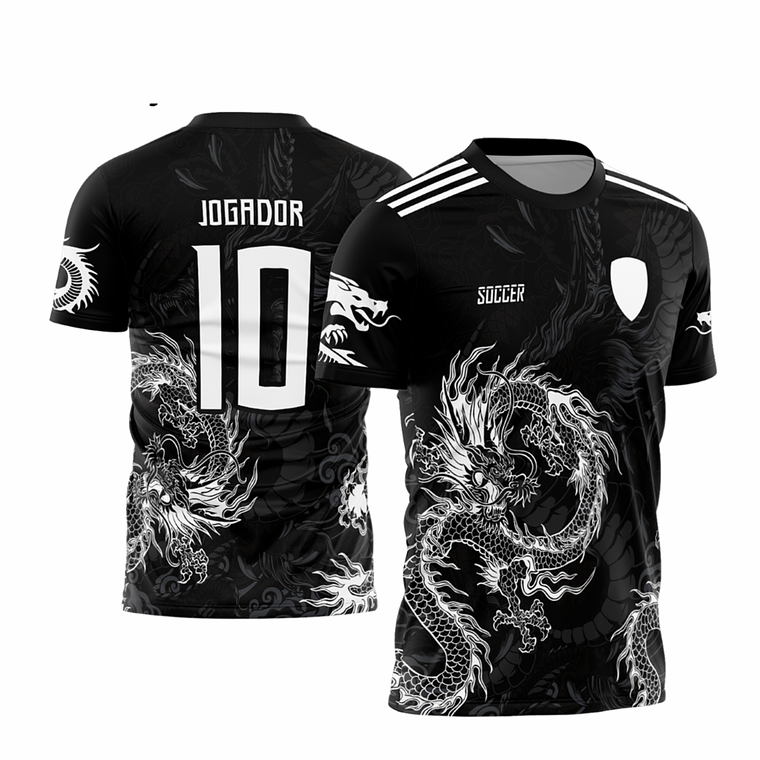 Arte Vetor Camisa InterClasse Dragão Mod-266 1