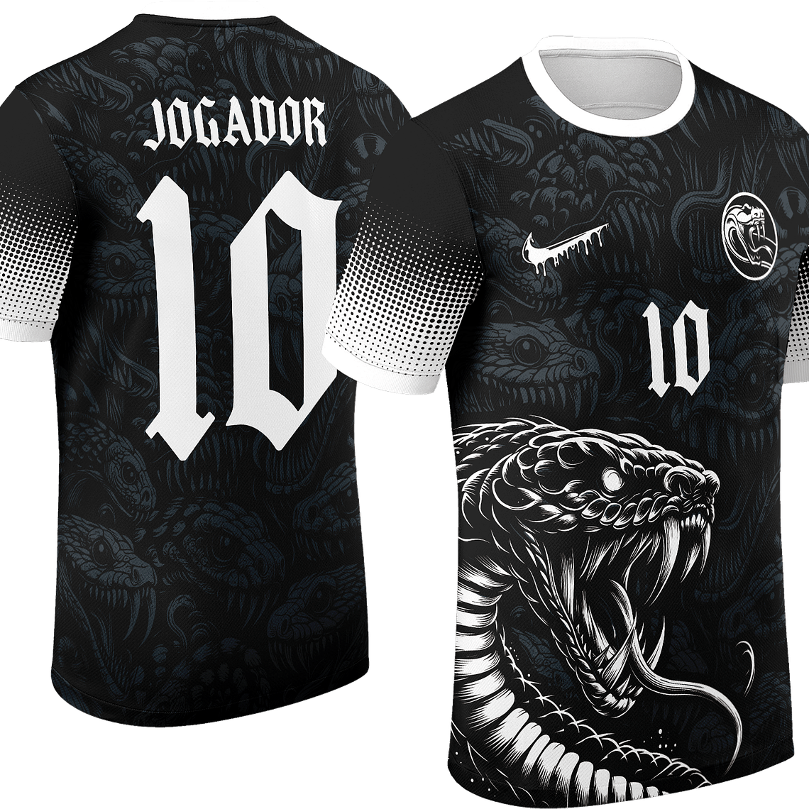 Arte Vetor Camisa InterClasse serpente Mod-261 1