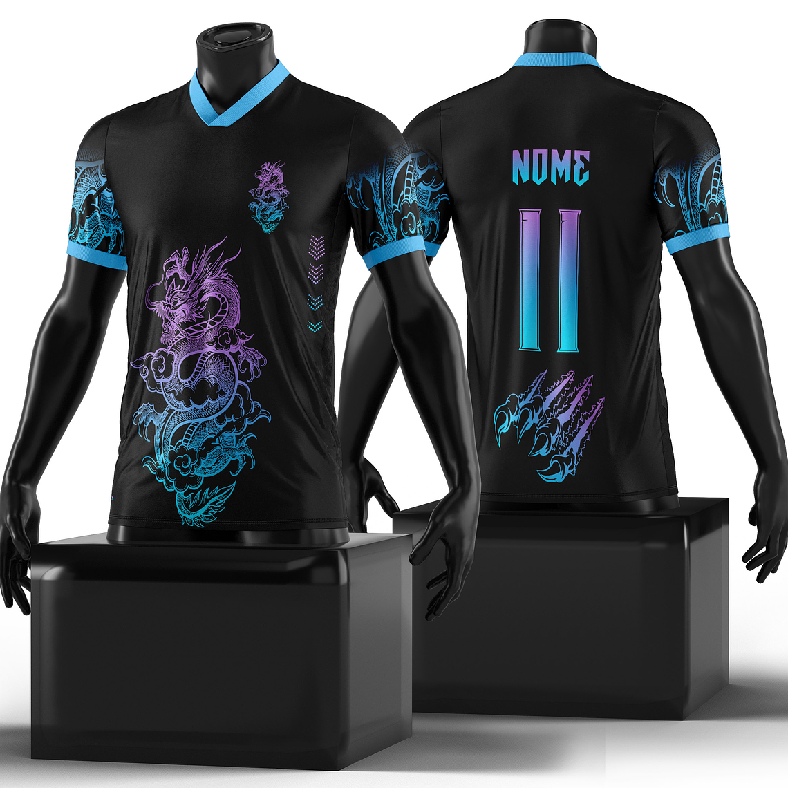 Arte Vetor Camisa Interclasse Dragão Mod-233 1