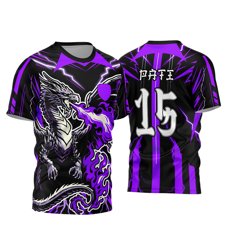 Arte Vetor Camisa Interclasse dragão Mod-225 1