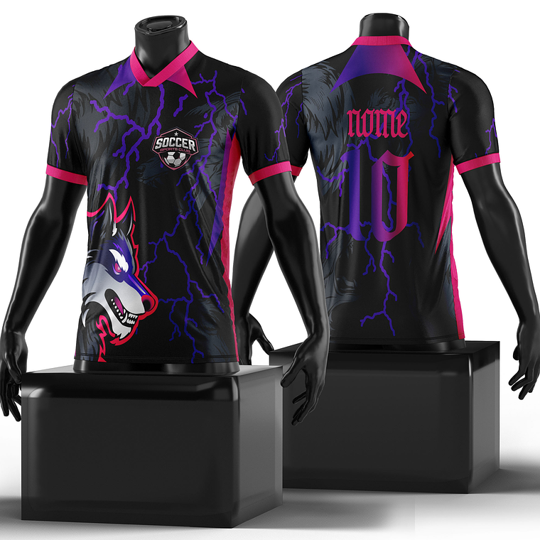 Arte Vetor Camisa InterClasse lobo Mod-198 1