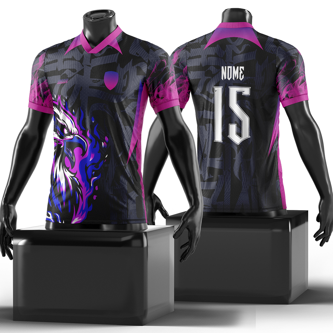 Arte Vetor Camisa intercasse fenix Mod-188 1