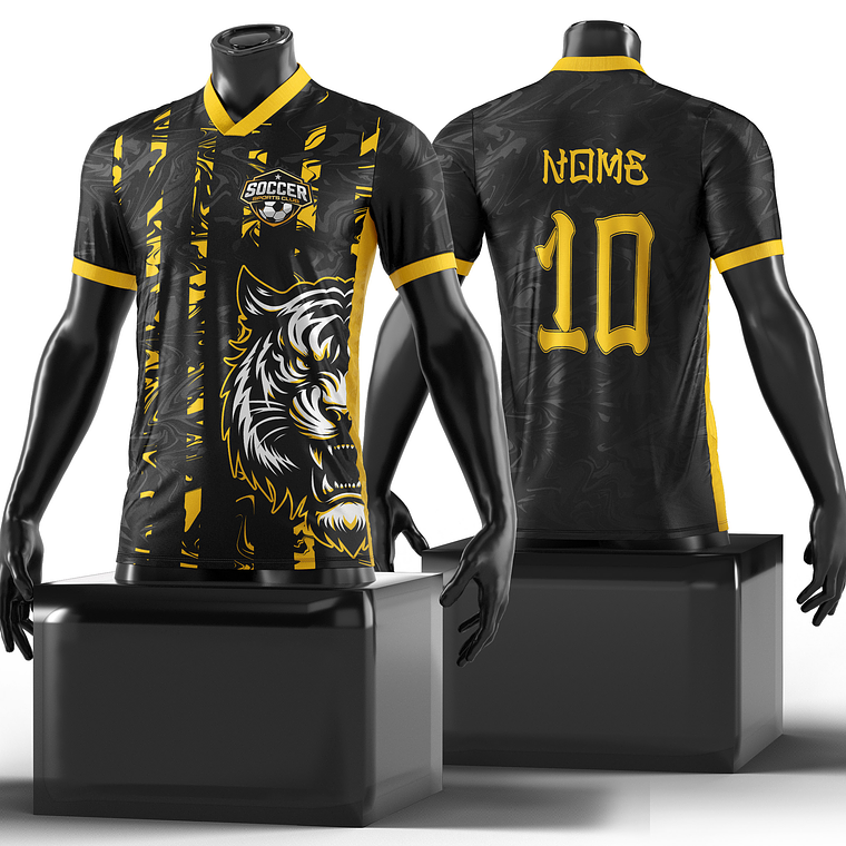 Arte Vetor Camisa interclasse tigre Mod-187 1