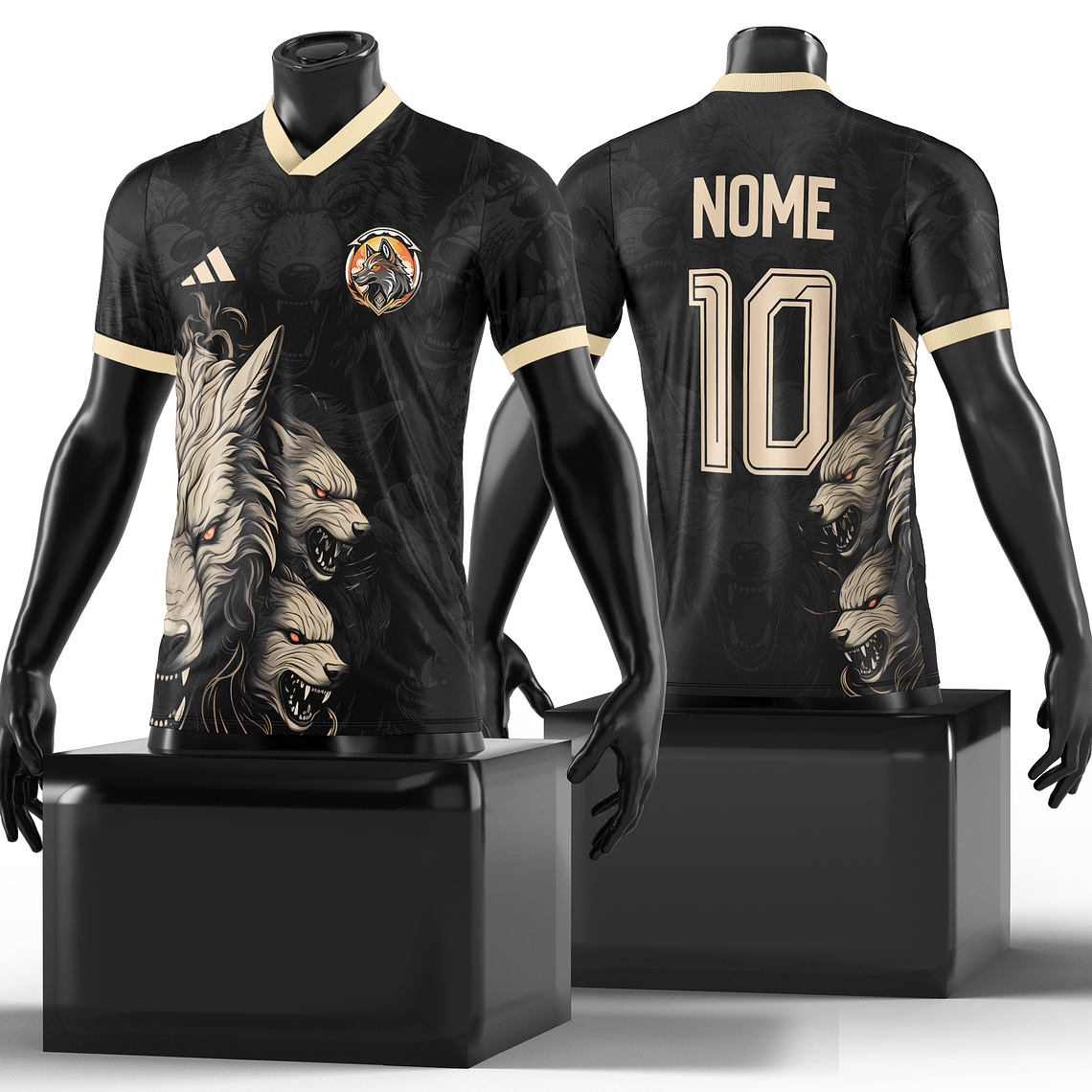 Arte Vetor Camisa interclasse Lobos Mod-175 1