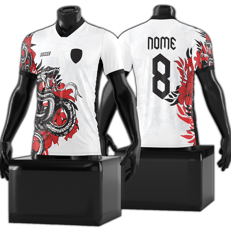 Arte Vetor Camisa InterClasse Serpente Mod-157 1