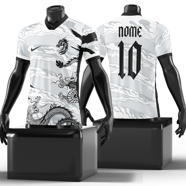 Arte Vetor Camisa InterClasse Dragão Mod-152 1